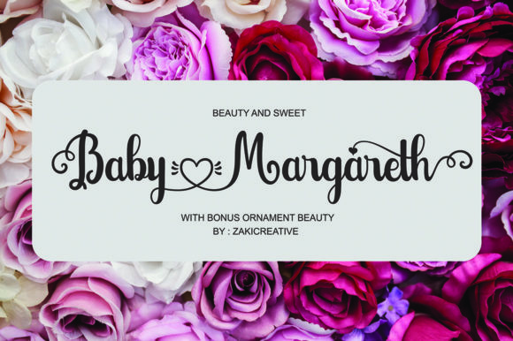Baby Margareth: The Perfect Script Font for Boutique Branding