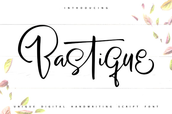 Bastique: A Refined Script Font for Editorial Elegance