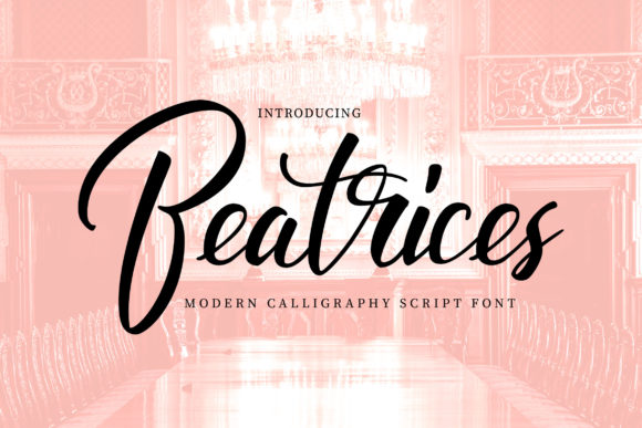 Beatrices: A Script Font for Modern Branding