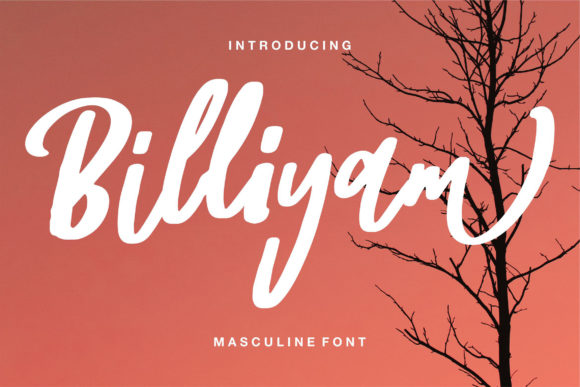 Billiyam: A Handwritten Font for Craft Projects