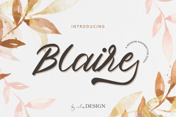 Blaire: The Elegant Handwritten Font for Handmade Crafts