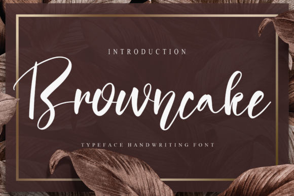 Browncake: A Handwritten Typeface for Editorial Design