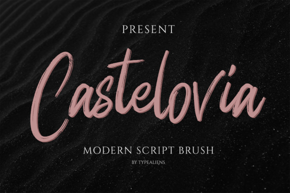Castevolia: A Fluid Script Font for Modern Brand Identity