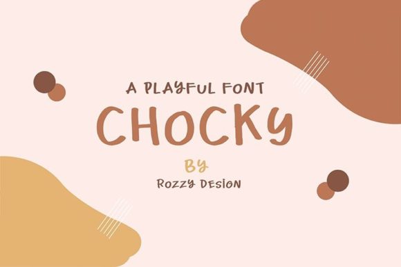 Chocky Handwritten Font for Creative Projects