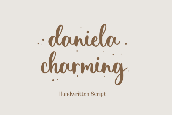 Daniela Charming Script Font for Web Design