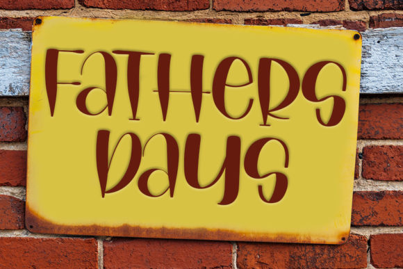 Fathers Days Handwritten Font for Crafters & Sellers