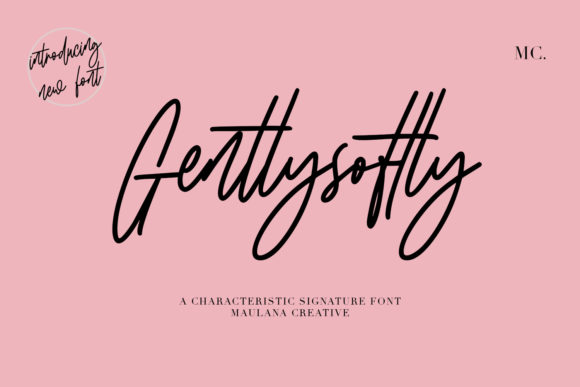 Gentlysoftly: The Premium Script Font for Modern Campaigns