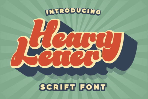 Hearty Letter: A Font That Elevates Your Brand's Visual Story