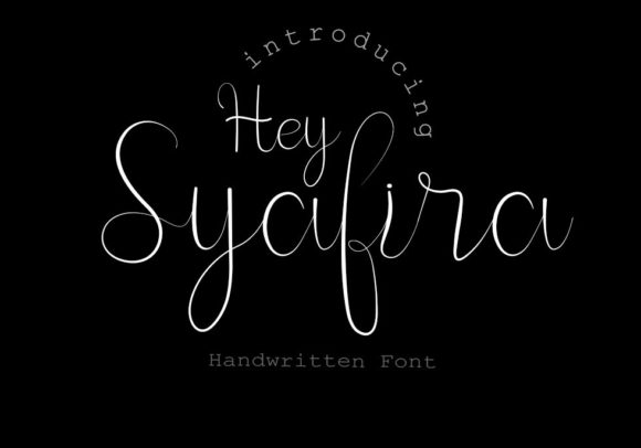Hey Syafira: A Delicate Script Font for Creative Branding