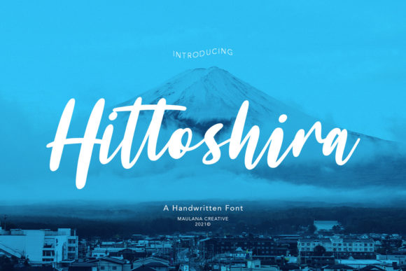 Hittoshira: A Luxurious Script Font for Modern Branding