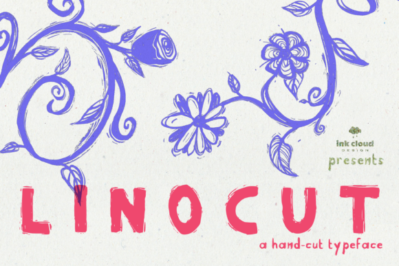 Linocut: A Designer’s Take on a Script Amp Font