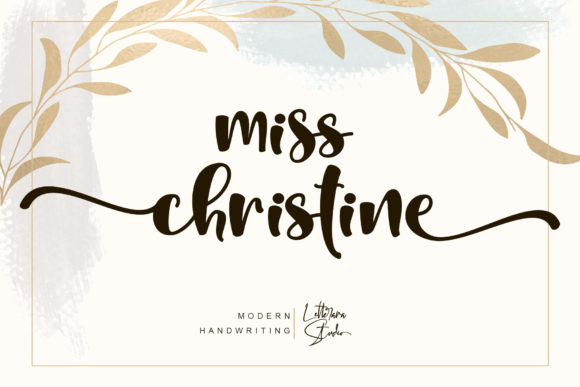 Miss Christine: A Timeless Handwritten Font for Branding Projects