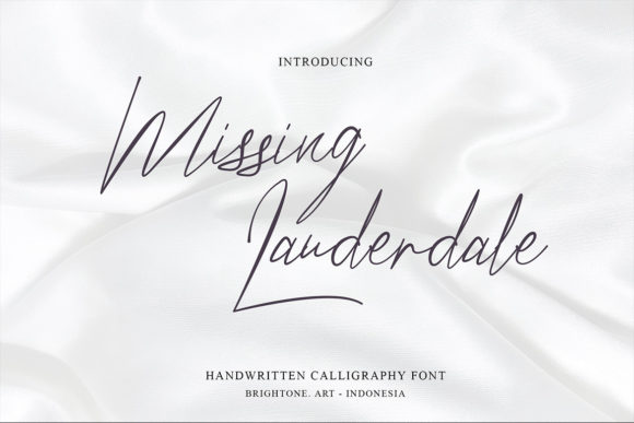 Missing Lauderdale: The Premium Handwritten Font for Scroll-Stopping Campaigns