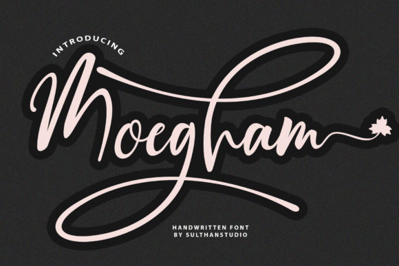 Moegham: The Delicate Script Font for Modern Campaigns