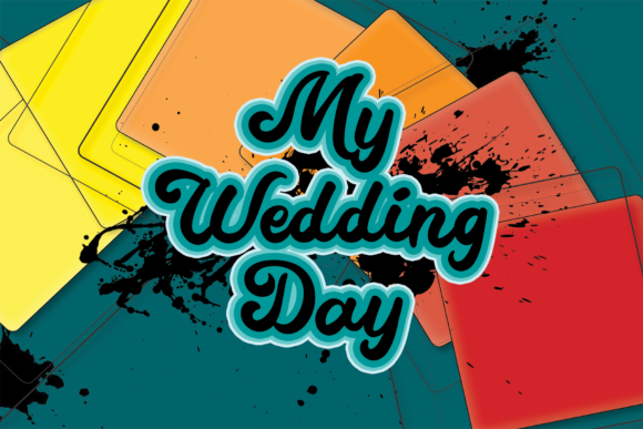 My Wedding Day Font: A Retro Handwritten Typeface That Works
