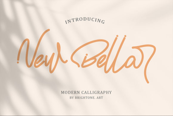 New Bellar Font for Modern Branding