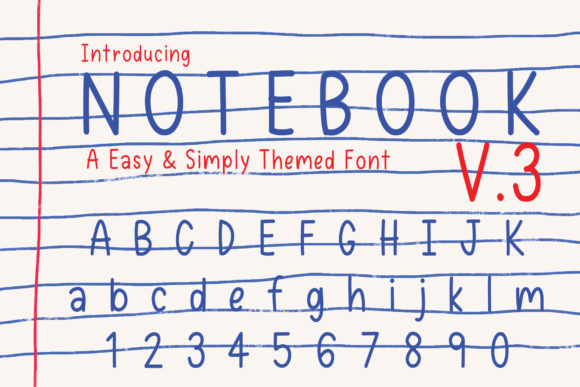 Notebook V.3: A Handwritten Font That Feels Like Your Own Hand