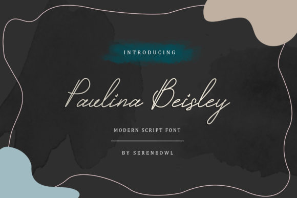 Paulina Beisley: A Modern Handwritten Font for Polished Web Design