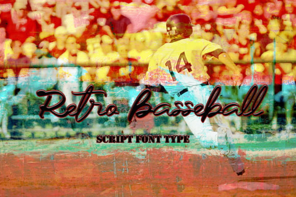 Retro Baseball Font for Small Business Branding