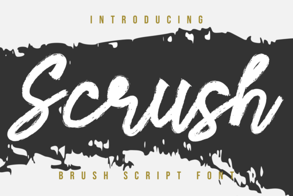 Scrush: A Handwritten Font for Editorial Elegance