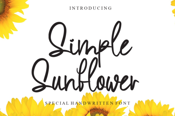 Simple Sunflower: A Handwritten Font That Feels Human on Screen