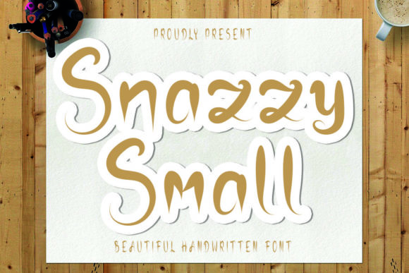 Snazzy Small: A Handwritten Font That Feels Like a Thoughtful Pause