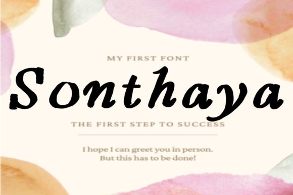 Sonthaya: A Delicate Script Font for Modern Brand Identity