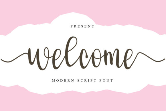Welcome: An Elegant Handwritten Font for Editorial Design