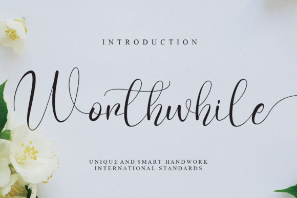 Worthwhile: A Delicate Handwritten Font That Elevates Real Handmade Goods